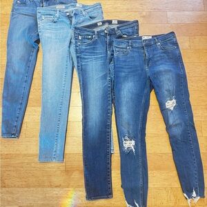 Skinny Blue Denim Women's Jeans Bundle